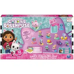 Gabby's Dollhouse Katzenfiguren-Set 12 Stück farbige Katzen - Actionfiguren für kreative Abenteuer! Dieses Set enthält 12 einzigartige Minifiguren, darunter exklusive Designs, die in wiederverwendbaren Überraschungs-Kapseln versteckt sind. Ideal für Kinder ab 3 Jahren.