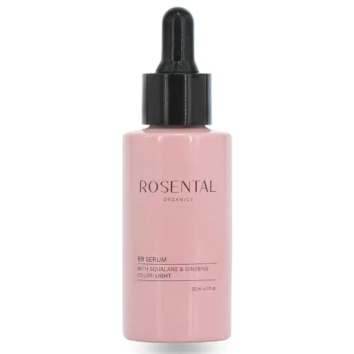 Rosental Organics BB Serum mit Squalen & Ginseng Light 30 ml - Sonstige Gesichtspflegeartikel, sorgt für einen strahlenden Teint und schützt die Haut vor Blaulicht und freien Radikalen mit indischem Ginseng und Squalan.