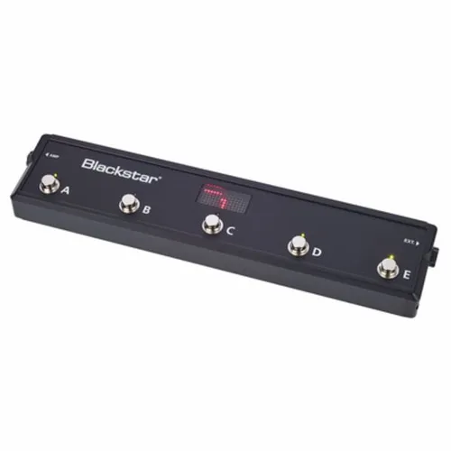 Blackstar FS-12 Fußschalter - Vielseitiger Fußschalter für Blackstar ID:CORE 100/150 und Unity 250/500, ermöglicht effektives On/Off, Tap Tempo und umfassende Looper-Funktionalität für kreative Musiker.
