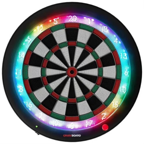 GRANBOARD3s Green Dartscheibe - Interaktive Dartboard für Spaß und Wettkampf - Dartboard der Kategorie Scheiben, bietet ein interaktives Spielerlebnis mit mehreren Spielmodi und einer einfachen Verbindung zu mobilen Geräten.