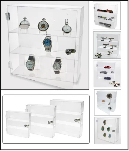 SAFE 5249 Acryl-Vitrine - Abschließbare Vitrine aus hochwertigem Acrylglas, ideal zum Schutz und zur Präsentation Ihrer Lieblingsstücke wie Uhren oder Ringe. Flexibel platzierbar, perfekt für Wohnzimmer oder Sammlerzimmer.