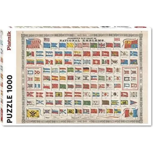 Piatnik Puzzle Nationalflaggen, Puzzleteile