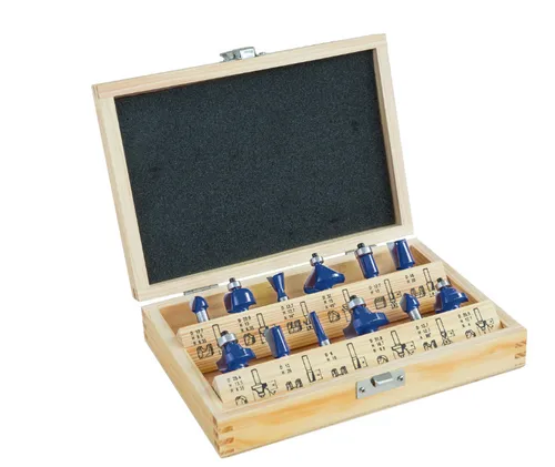 OBI LUX-TOOLS Oberfräser-Set 12-teilig - Profi-Qualität - NEU