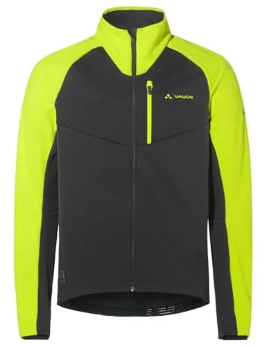 VAUDE Men's Posta Softshell Jacket VII - Herren Softshelljacke für den Radsport, winddicht und wasserabweisend. Atmungsaktiv mit Unterarm-Reißverschlüssen für optimale Ventilation, aus recyceltem Polyester.