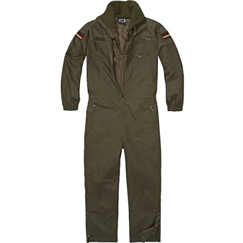 BWuM Bundeswehr Panzerkombi Tactical 3XL Oliv - Taktische Panzerkombi, inspiriert vom Original der Bundeswehr. Wasserabweisend, robust und mit herausnehmbarem Innenfutter. Ideal für den professionellen Einsatz mit praktischen Klettflächen für Patches.