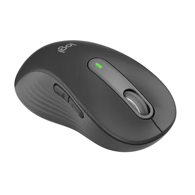 Logitech Signature M650 L - Kabellose Maus für große linke Hände, leise Klicks und individuelle Anpassung für müheloses Arbeiten