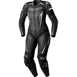 RST Tractech Evo D3O Lederkombi 1tlg. perforiert Damen - Schwarz/Weiß - XS - Erleben Sie höchsten Komfort und Schutz mit der RST Tractech Evo D3O Lederkombi. Ergonomisch gestaltet, bietet sie hervorragende Beweglichkeit und ist ideal für leidenschaftliche Motorradfahrerinnen.