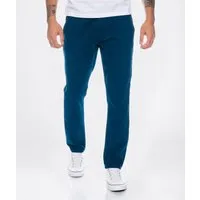 Rock Creek Herren Designer Chinohose Regular Slim Petrolblau W30 L34 - Hochwertige Chinohose für Herren in stylischem Petrolblau. Angenehmes Material, Regular Fit, mit zwei Eingriffstaschen und Kunstlederpatch für einen modernen Look.
