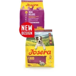 Josera Hundefutter Super Premium Mini Deluxe 900 g - Hochwertiges Hundefutter für kleine Rassen, mit ausgewogenen Nährstoffen und köstlichem Geschmack – ideal für eine gesunde Ernährung.