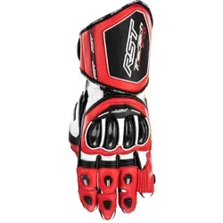 RST TracTech Evo 4 Motorradhandschuhe (Rot/Schwarz/Weiß) Gr: L - Hochwertige Motorradhandschuhe für Onroad und Offroad, atmungsaktiv mit Fingerbrücke und CE-zertifizierten Protektoren für optimalen Schutz.