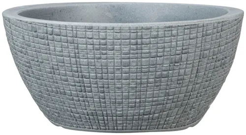 Scheurich Barceo Bowl 40 - Pflanzschale aus recyceltem Kunststoff - Garten-Zubehör mit natürlichem Design und 10 Jahren Garantie, ideal für Ihre Terrasse oder Balkon. Die einzigartige Oberflächenstruktur erinnert an Baumrinde und bringt authentische Akzente in Ihren Outdoor-Bereich.