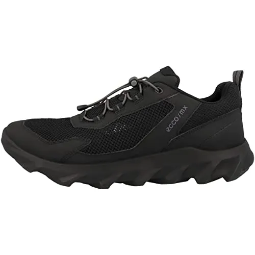 ECCO Herren Mx M Shoe - Komfortabler Sneaker in Schwarz, Größe 43 EU - Herren-Sneaker mit atmungsaktivem BREATHRU Mesh und Schnellschnürung für optimalen Sitz. Die ECCO FLUIDFORM Technologie sorgt für perfekten Komfort und die robuste Außensohle bietet hervorragende Griffigkeit.