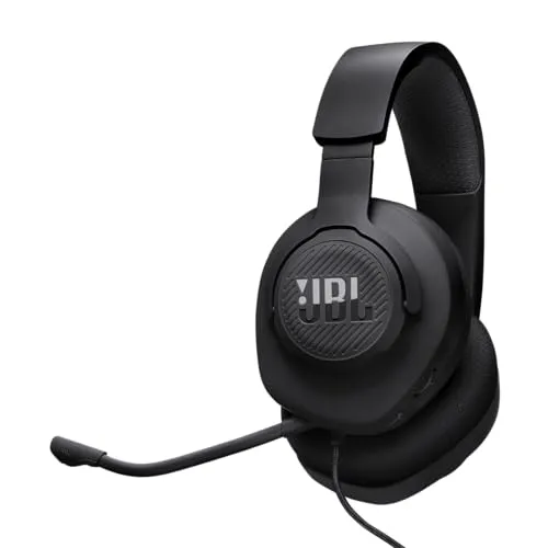 JBL Quantum 100M2 Gaming Headset - Gaming-Headset mit JBL QuantumSOUND Signature für realistischen Sound, abnehmbarem Mikrofon und Komfort für stundenlange Gaming-Sessions auf PC, Xbox, PS4 und mehr.