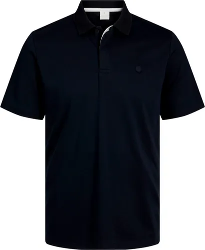 JACK & JONES Einfarbiges Poloshirt für Männer - Poloshirt für Herren im Regular Fit, aus 60% Bio-Baumwolle und 40% recyceltem Polyester - umweltfreundlich und stylisch.