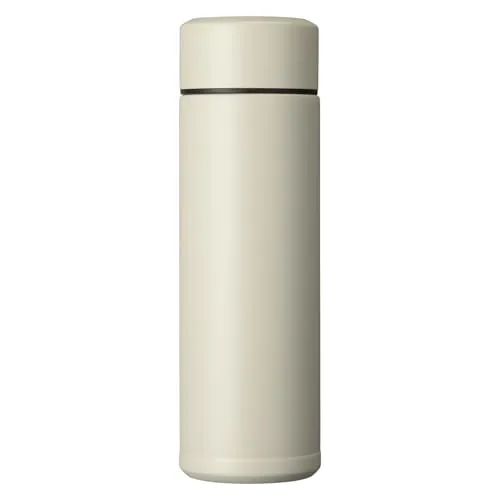 Kyocera Slim-Trinkflasche 300 ml - isoliert, keramische Innenbeschichtung, sand-beige - Die Kyocera Slim-Trinkflasche mit keramischer Innenbeschichtung sorgt für eine geschmacksneutrale und schadstofffreie Aufbewahrung. Ideal für unterwegs, hält sie Getränke 12 Stunden heiß und 24 Stunden kalt.
