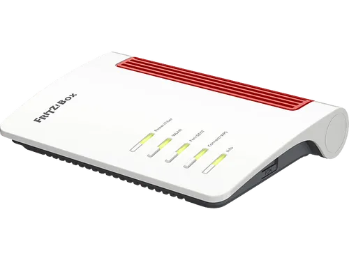 AVM FRITZ!Box 5530 Fiber - Glasfasermodem mit Wi-Fi 6 und bis zu 3 GBit/s, ideal für schnelles Internet und Smart Home Integration