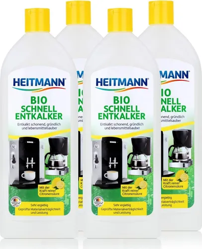 HeitmannSchnell Entkalker 250ml - Reinigung von Kaffeemaschinen (4er Pack)
