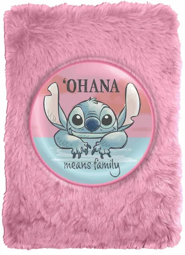 Notatnik w pluszowej okładce Stitch ST00034 Kids Euroswan Kids Eur 8435507884433