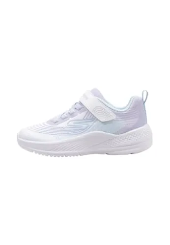 SKECHERS MICROSPEC ADVANCE Weiß für Kinder - Sportliche Sneaker für Kinder mit farbenfrohem Mesh-Obermaterial und elastischen Schnürsenkeln. Der adaptive Verschluss sorgt für eine individuelle Passform und hohen Tragekomfort.