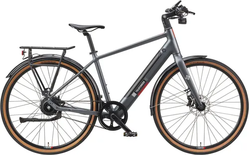 Telefunken Urban E-Bike Herren UH220 - 28 Zoll mit Hinterradmotor - E-Bike mit leistungsstarkem 250 Watt Heckmotor und 2-Gang-Nabenschaltung für müheloses Fahren in der Stadt. Integrierter Akku sorgt für modernes Design und Schutz.
