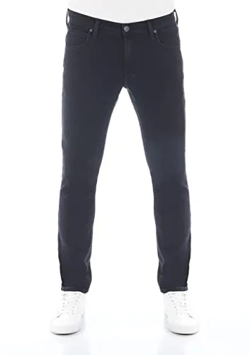 Lee Jeans Herren Stretch Slim Tapered Fit Luke Jeanshose Denim Black w34 - Modische Tapered Fit Jeanshose für Herren mit bequemer Passform. Robustes Baumwoll-Mischgewebe sorgt für Tragekomfort und Langlebigkeit. Ideal für Alltag, Freizeit und Urlaub.