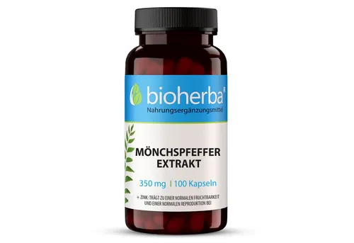 BIOHERBA R Bioherba Mönchspfeffer Extrakt 350 mg 100 Kapseln Kapseln, 1 er