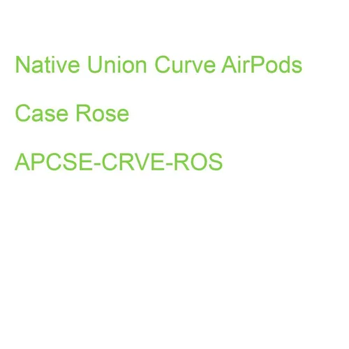 Native Union Curve AirPods Case Rose APCSE-CRVE-ROS (4895200434931)