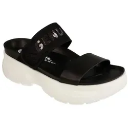 Genuins Foxy Capsule 90s Black&White - Wanderschuhe aus synthetischem Vachetta und Mesh, mit verstellbarem Klettverschluss und anatomischem Fußbett für optimalen Komfort.