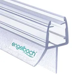 Engelbach® Duschdichtung 80cm für 5-8mm Glastüren - Duschabtrennungen mit extra dicken Silikonlippen, die den Badezimmerboden trocken halten. Einfach zu montieren und passend für verschiedene Glastürstärken.