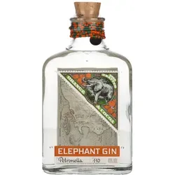Elephant Gin Orange & Cocoa 40% Vol. 0,5l - Premium Gin mit fruchtigen Aromen von Orange und Kakao, ideal für Cocktails und unterstützt den Elefantenschutz in Afrika.