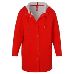 VIA APPIA DUE Kapuzensweatjacke Große Größen - Stylische Kapuzensweatjacke in großen Größen aus hochwertigem Sweatstoff, ideal für die Übergangszeit und lässige Outfits.