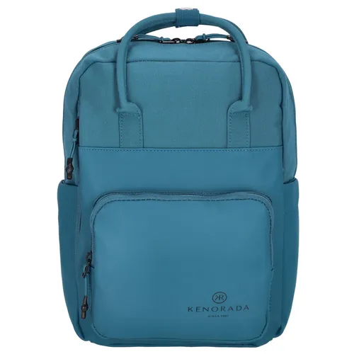KENORADA Rucksack Leisure RS55-S 14 l grün-teal - Geräumiger Rucksack mit gepolstertem Laptopfach für Geräte bis 11"", ideal für den täglichen Gebrauch und den Transport von DIN A4-Unterlagen.