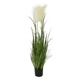 Kunstpflanze Gras im Topf - Kaemingk - Künstliche Pflanzen für Zuhause, Hochzeit oder Bürodekoration, pflegeleicht und langlebig aus hochwertigem Kunststoff.