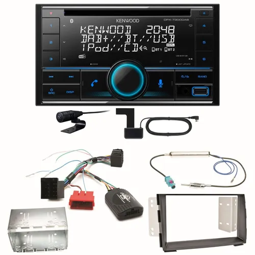Kenwood DPX-7300DAB Bluetooth Digitalradio für Kia Venga - Autoradio mit 4 Kanälen, DAB/DAB+, Bluetooth und Freisprecheinrichtung – ideal für modernes Radiovergnügen unterwegs.