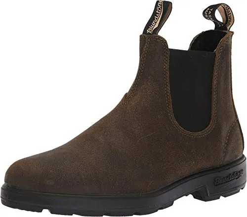 Blundstone Herren Original 500 Series Chelsea Boot, Dark Olive, 39 EU - Wanderschuhe mit robustem, wasserdichtem Leder-Obermaterial für optimalen Komfort und Langlebigkeit bei jedem Abenteuer.