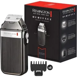 Remington MB 9100 Heritage Bartschneider - Elektrischer Bartschneider mit Premium Heritage Design, selbstschärfenden Edelstahlklingen und 8 Aufsteckkämmen (1,5-15mm) für präzise Ergebnisse.