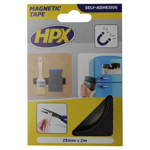  HPX Magnet Klebeband 25 mm x 2 m Magnetband Magnetstreifen 2,98€/m