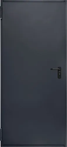 Hörmann Mehrzweck-Kellertür H8-5 RAL 7016 87,5 x 200 cm - Stabile Stahltür für Innen- und Außenbereich, witterungsbeständig und sicher mit 2 massiven Stahl-Sicherungsbolzen. Ideal als T30 Feuerschutztür für Garagen und Kellerräume.