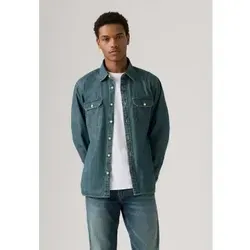 Levi's Herren Jackson Arbeiterhemd blau (M) - Lässig & Strapazierfähig - Das Jackson Worker Overshirt vereint Komfort und Stil. Mit praktischen Taschen und weichem Material ist es ideal für den Alltag. Ein langlebiges Design, das Funktionalität und modisches Aussehen perfekt kombiniert.