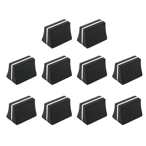 EMSea 10 Stück 4 Mm Volumen Master Fader Knopfkappe Kompatibel mit AKAI APC40 APC40MK2 20 X 11,7 X 13 Mm