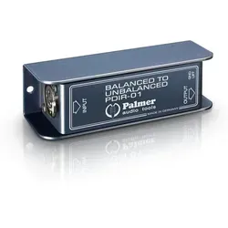 Palmer PDOR01 - Umgekehrte DI-Box - Mischpulte - Umgekehrte DI-Box für die Umwandlung symmetrischer Signale in unsymmetrische Eingänge, ideal für Studios und Live-Performances.