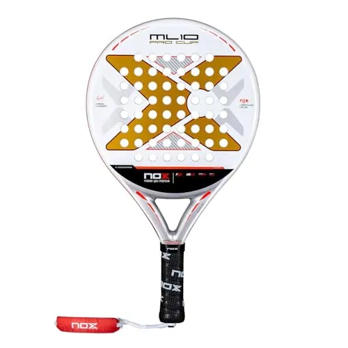 NOX ML10 Pro Cup Corp by Miguel Lamperti 2025 - Padelschläger für Halbprofis mit vergrößertem Sweetspot für mehr Fehlerverzeihung und Kontrolle, entwickelt in Zusammenarbeit mit Padel-Legende Miguel Lamperti.