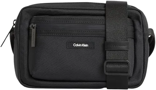 Calvin Klein Mini Bag CK ESSENTIAL CAMERA BAG - Minitaschen: Stilvolle Herren-Umhängetasche aus Lederimitat mit verstellbarem Schulterriemen, ideal für den täglichen Gebrauch und die Aufbewahrung Ihrer Essentials.