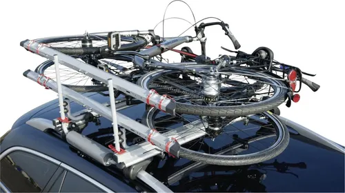 Dach-Fahrradträger Dachlift - Universeller Liegendtransport für alle Rahmenarten, bequeme Beladung für stressfreies Reisen