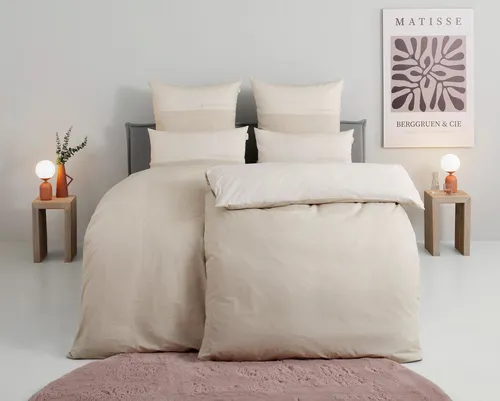 TOM TAILOR HOME Wendebettwäsche Henry, 135x200 oder 155x220 cm - Bettwäsche-Set aus 100% Baumwolle, 3-teilig mit Wendefunktion und GRATIS Sporthandtuch, pflegeleicht bei 60°C, ideal für ein gemütliches Schlafzimmer.