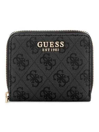 Guess Geldbörse SLG Small Zip Around Wallet - Stylische Geldbörse mit edler genarbter Oberfläche, ideal für die praktische Aufbewahrung von Karten und Bargeld. Kompakt und perfekt für jede Tasche.