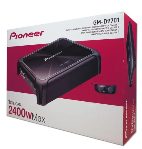 GM-D9701 Monoblock Auto Verstärker - 1-Kanal Endstufe mit 2400 Watt Maximalleistung, ideal für kraftvollen Sound im Auto und optimale Klangerlebnisse.