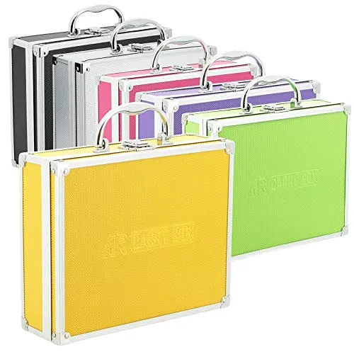 ECI Tools Aluminium Werkzeugkoffer Gelb 560026 - Robuster Aluminium Werkzeugkoffer mit individueller Schaumstoffeinlage für optimalen Schutz von Werkzeug und Equipment. Ideal für sicheren Transport und Aufbewahrung, kompakte Maße und verstärkte Ecken bieten zusätzliche Sicherheit.