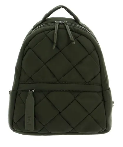 Jost Nora Daypack 32 cm - olive - Rucksack mit praktischem Hauptfach und mehreren Reißverschlussfächern, ideal für schnellen Zugriff auf Alltagsgegenstände, perfekt für unterwegs.