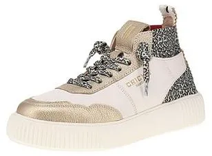 CRICKIT Crickit Rebeka Damen Sneaker Weiß-Leo 42 EU - Stylische High-top Sneaker in Weiß-Leo mit hochwertigem Glattleder und bequemem Textilfutter. Ideal für trendbewusste Frauen, die Komfort und modisches Design schätzen.